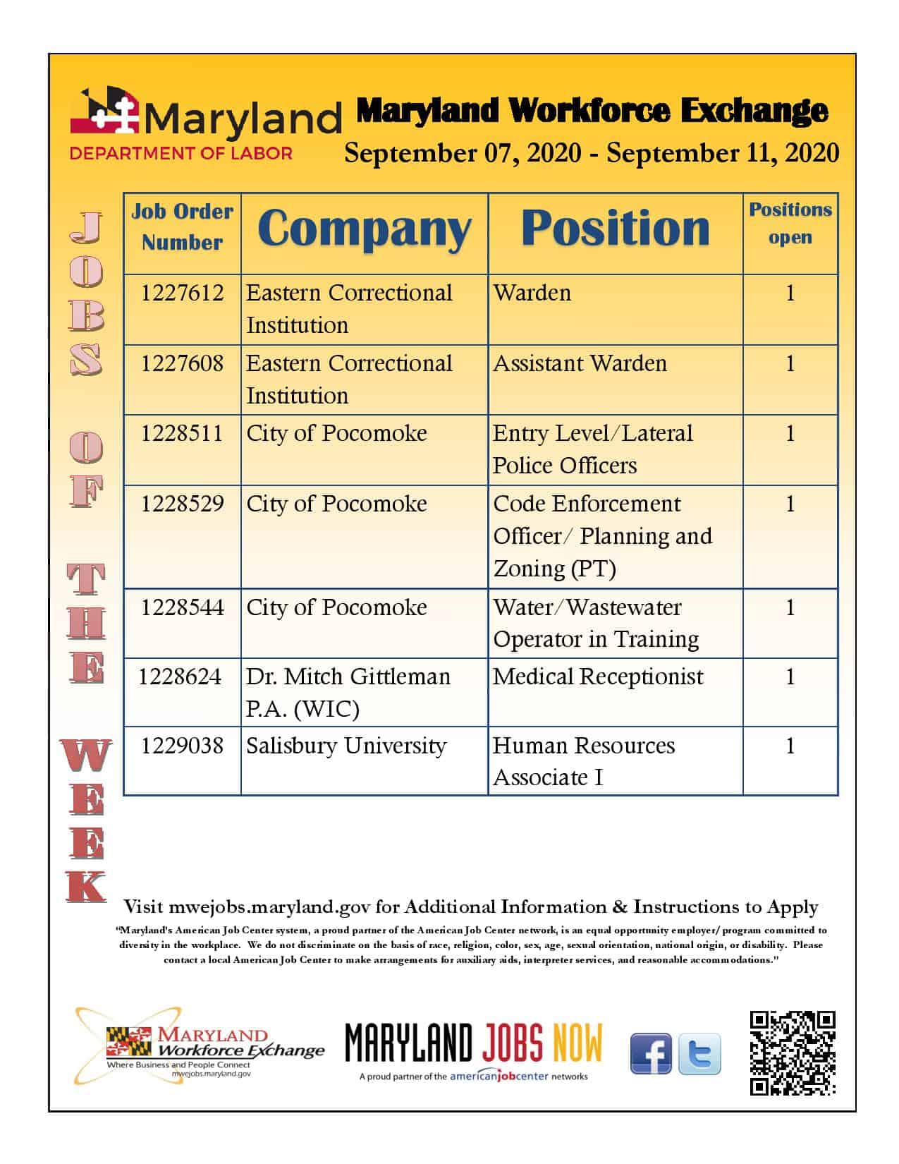 Maryland Job Board